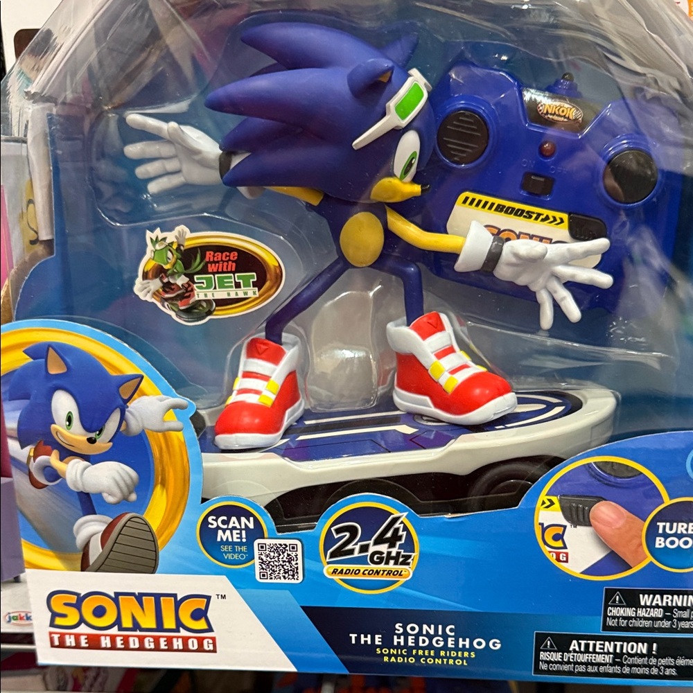 Sonic the Hedgehog Remote Control Figure - Blue